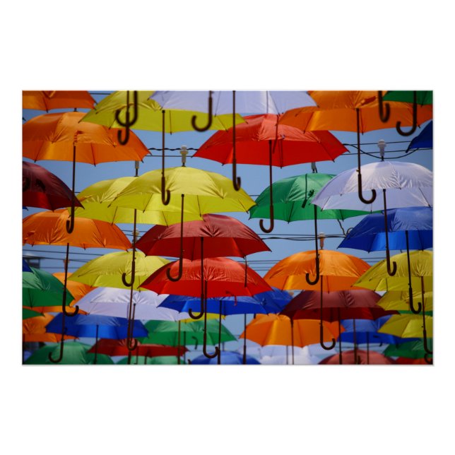 RAINBOW UMBRELLAS POSTER (Vorderseite)