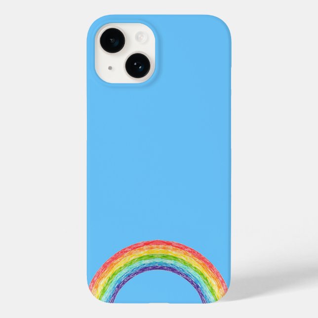 Rainbow und Blue Sky Case-Mate iPhone Case (Rückseite)