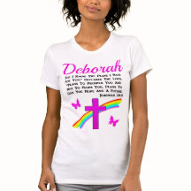RAINBOW UND CROSS JEREMIAH 29:11 PERSONALISIERT