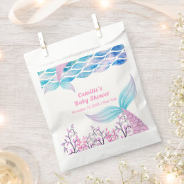 Rainbow Under Sea Mermaid Schwanz Babydusche Geschenktütchen