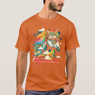 Rainbow Unicorator Animator T-Shirt