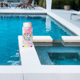 Rainbow Unicordesign mit Individuelle Name Selters Dosenkühler