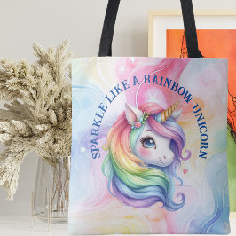 Rainbow Unicorful Design Tasche