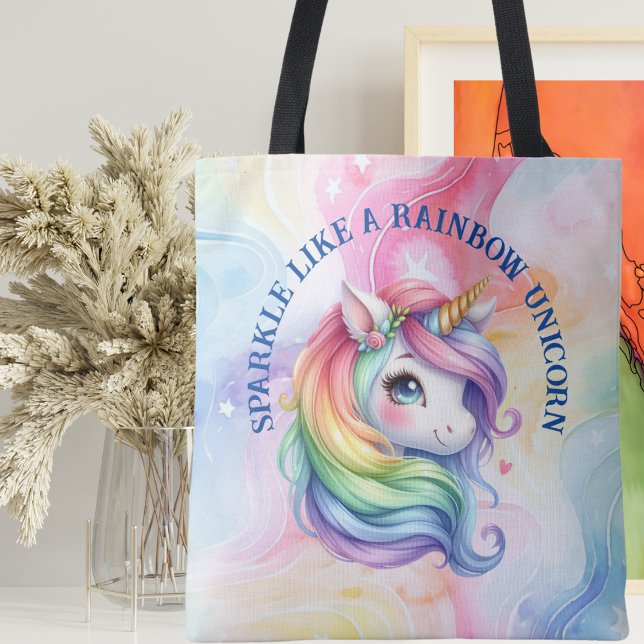 Rainbow Unicorful Design Tasche (Von Creator hochgeladen)