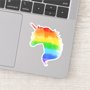 Rainbow Unicorn Aufkleber
