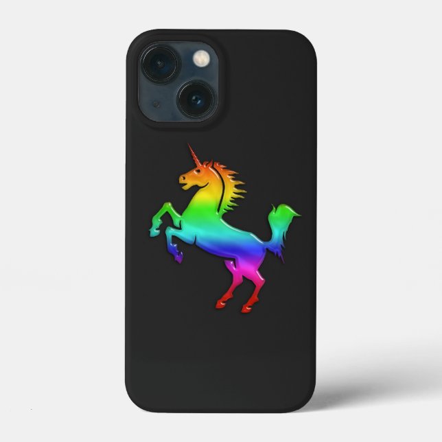 Rainbow Unicorn Case-Mate iPhone Hülle (Rückseite)