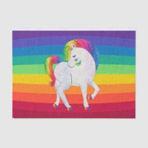 Rainbow Unicorn Decoupage Tissue Paper Seidenpapier