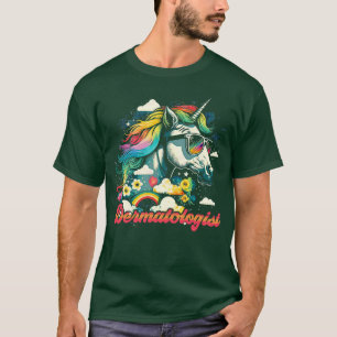 Rainbow Unicorn Dermatologe T-Shirt
