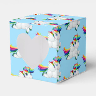 Rainbow Unicorn Gastgeschenk Box Geschenkschachtel