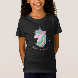 Rainbow Unicorn Geburtstagsparty Baby T-Shirt