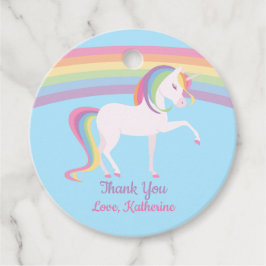 Rainbow Unicorn Geschenkanhänger