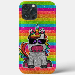Rainbow Unicorn Glitzer Funkelnd Gold Glitzern Case-Mate iPhone Hülle