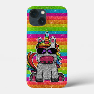 Rainbow Unicorn Glitzer Funkelnd Gold Glitzern Case-Mate iPhone Hülle