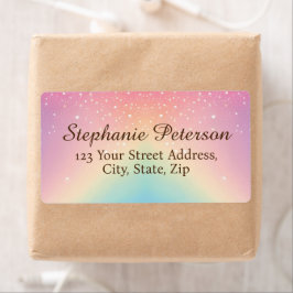 Rainbow Unicorn Glitzer Lieferadresse