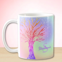 Rainbow Unicorn Glitzern Monogram Girl's