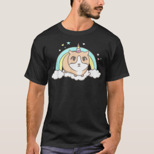 Rainbow Unicorn Guinea Schweinegenuss Guinea Schwe T-Shirt