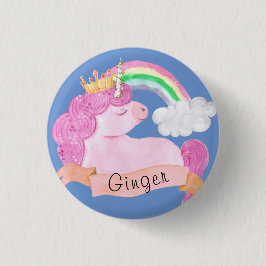 🌈 Rainbow Unicorn Individuelle Name Button