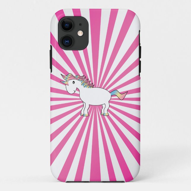 Rainbow unicorn iPhone 5 Fall Case-Mate iPhone Hülle (Rückseite)