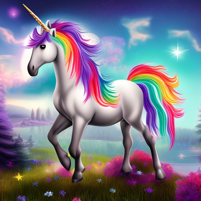 Rainbow Unicorn Jigsaw Puzzle (Von Creator hochgeladen)