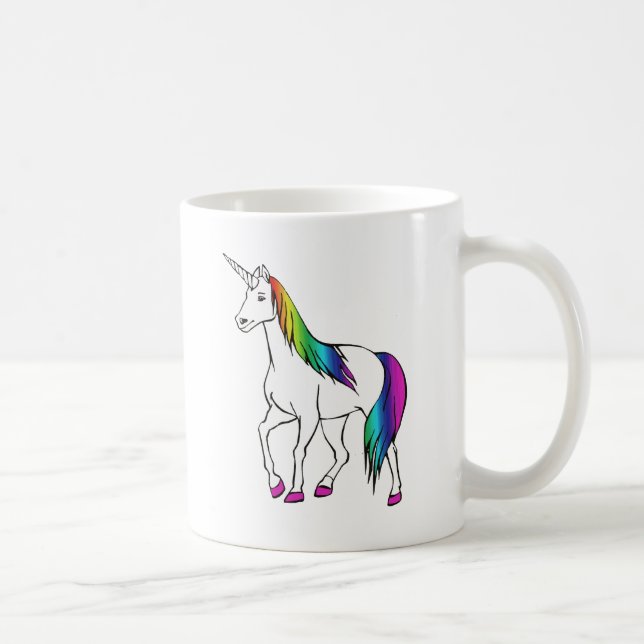 RAINBOW UNICORN KAFFEETASSE (Rechts)