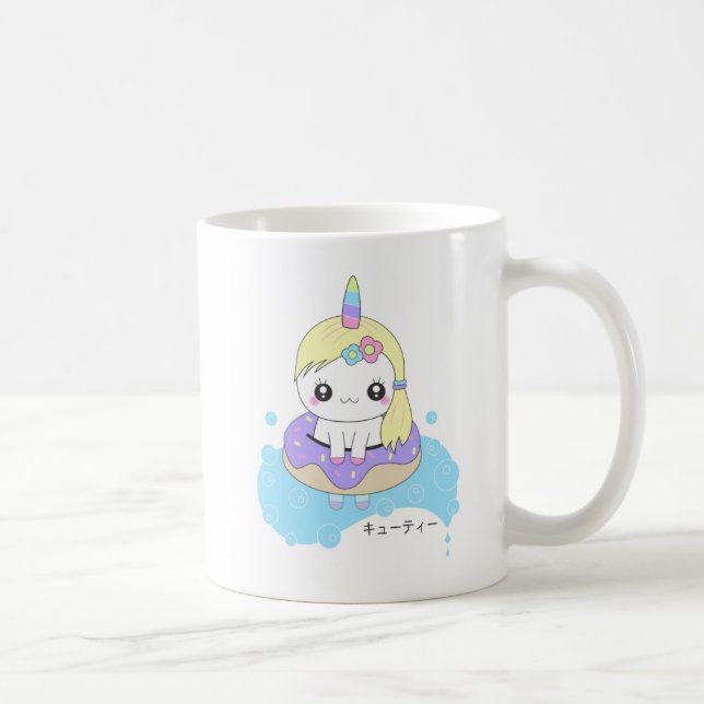 Rainbow Unicorn Kaffeetasse (Rechts)