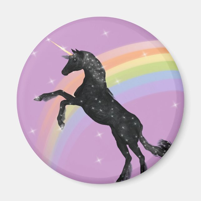 Rainbow Unicorn Magnet (Vorne)