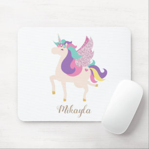 Rainbow Unicorn Niedlich Mousepad