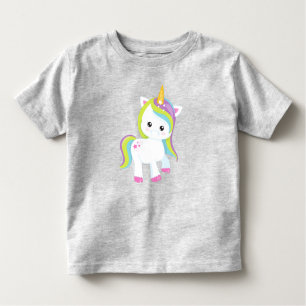Rainbow Unicorn, Niedliches Einhorn, Magic Unicorn Kleinkind T-shirt