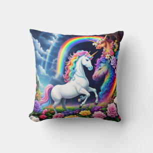 Rainbow Unicorn One Kissen