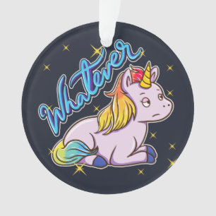 Rainbow Unicorn Ornament