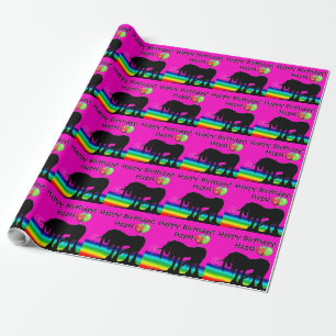 Rainbow Unicorn-Party Geschenkpapier