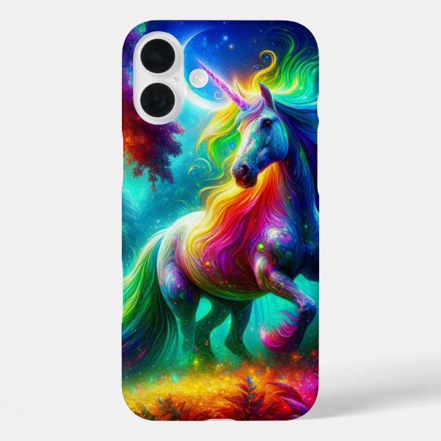 Rainbow Unicorn Phone Case (Rückseite)