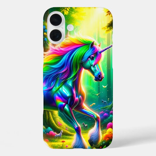 Rainbow Unicorn Phone Case (Rückseite)