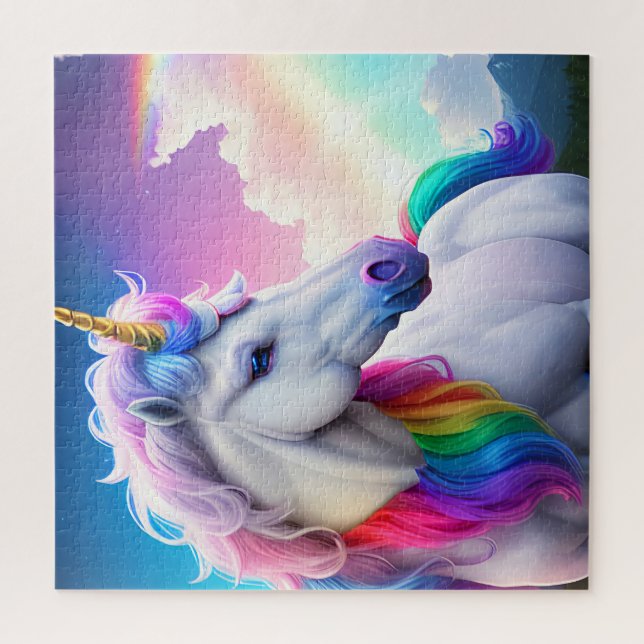 Rainbow Unicorn Puzzle (Vertikal)