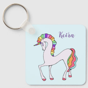 Rainbow Unicorn Schlüsselanhänger