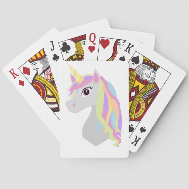 Rainbow Unicorn Spielkarten (Rückseite)