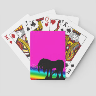 Rainbow Unicorn Spielkarten