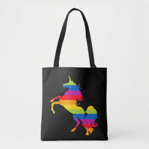 Rainbow Unicorn Streifen farbenfroh