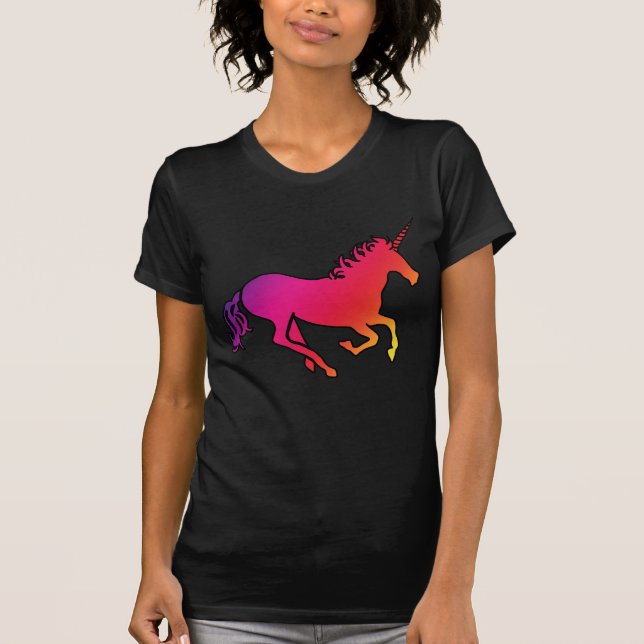 Rainbow Unicorn T - Shirt (Vorderseite)