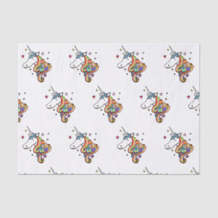 Rainbow Unicorn Tissue Paper Seidenpapier