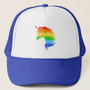 Rainbow Unicorn Truckerkappe