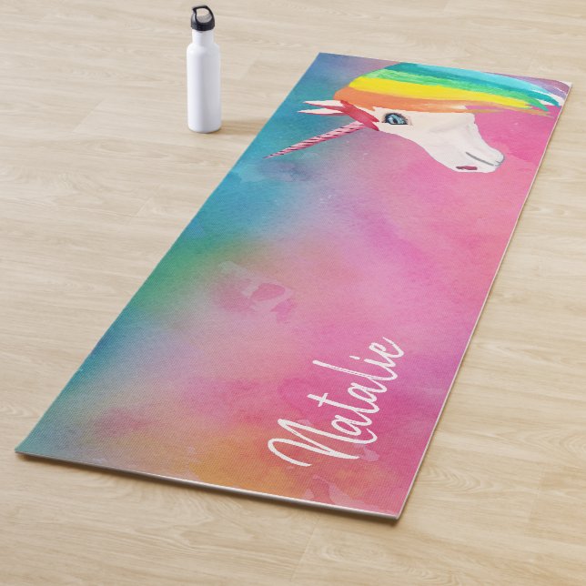 Rainbow Unicorn Yoga Yogamatte (Beispiel)