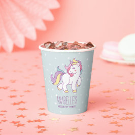 Rainbow Unicorns Girls Geburtstagsparty Paper Cup Pappbecher