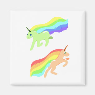 Rainbow Unicorns Magnet