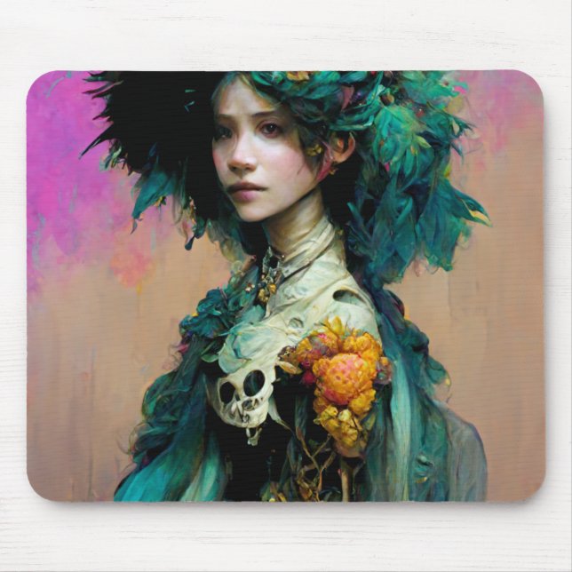 Rainbow Urchin 2 Fantasy Sci-Fi Mousepad (Vorne)