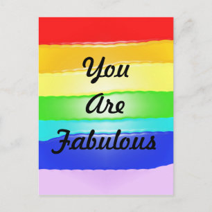 Rainbow v2 postkarte