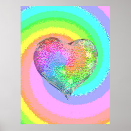 Rainbow Valentine Poster