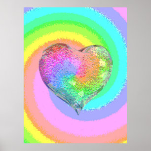 Rainbow Valentine Poster