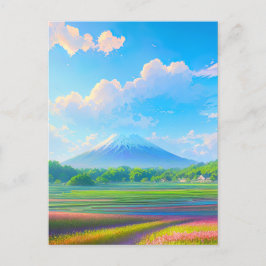 Rainbow Valley und Snowy Mountain Postkarte