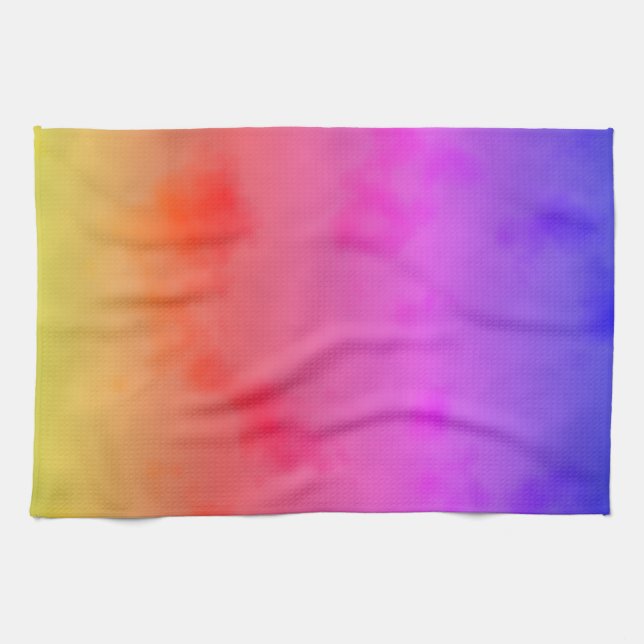 Rainbow Vapor Geschirrtuch (Horizontal)